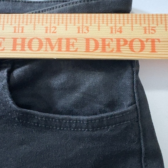 Joe's Jeans The Callie Black Coated Cropped Boot. - Picture 4 of 15